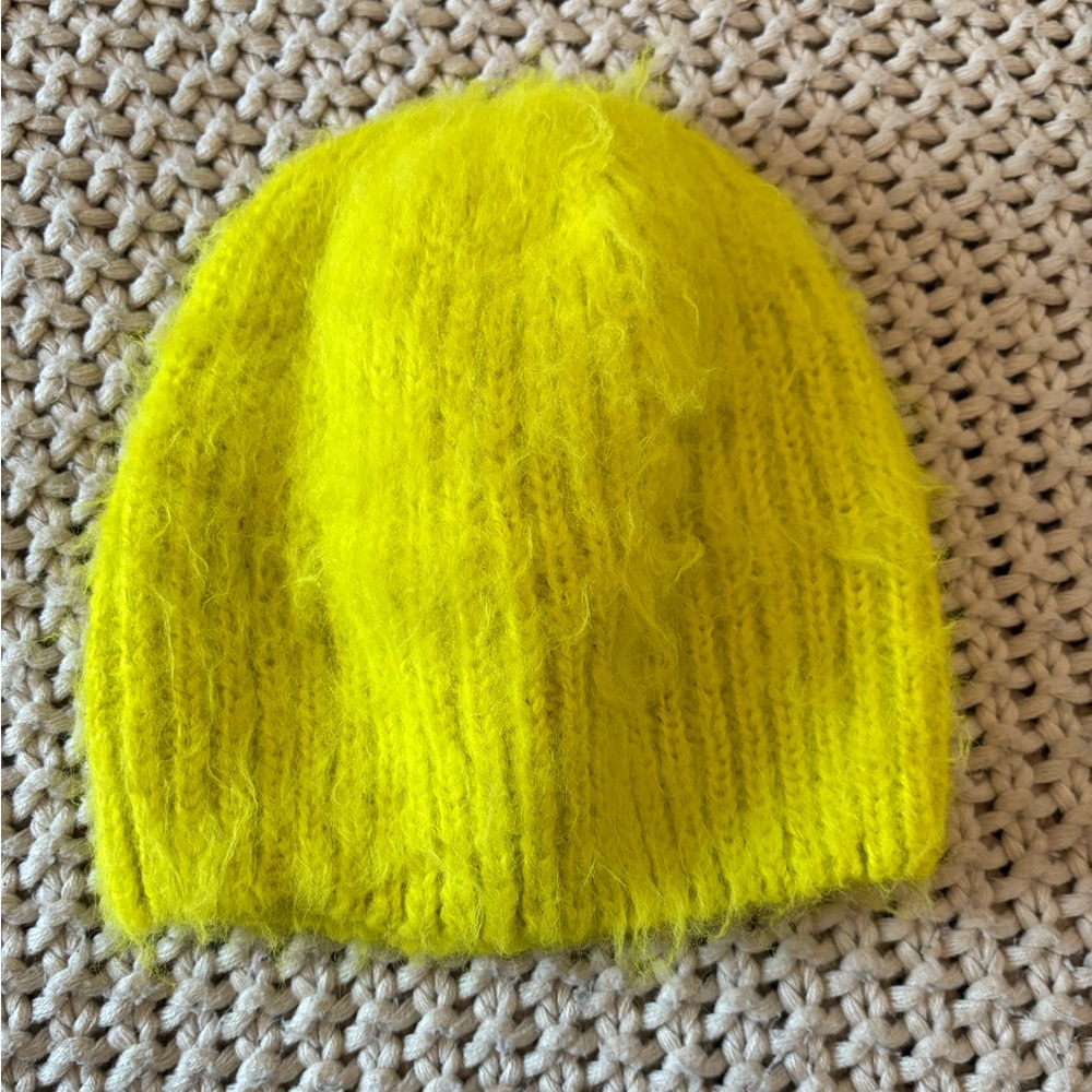 Wild Fable Neon Yellow Slouchy Beanie